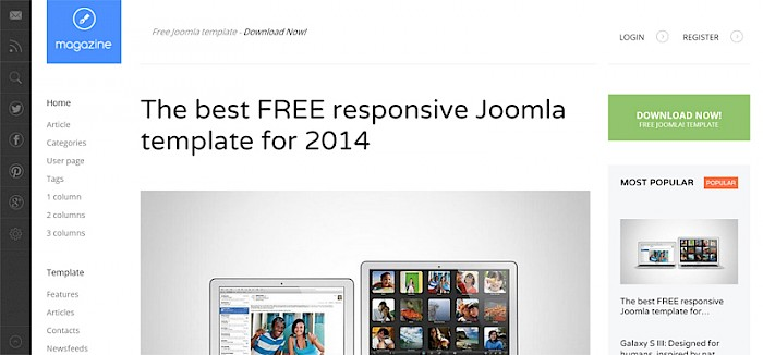 10 Best Free Joomla Templates - ArohaTech - Best Web Development Company India